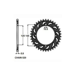 Pinion față oțel, tip lanț: 50 (530), număr dinți: 18 compatibil: SUZUKI GSX, GSX-R 1000/1300/1340 2008-2012