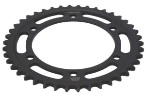 Pinion spate oțel, tip lanț: 525, număr dinți: 42 (negru), compatibil: HONDA XL, XRV; YAMAHA FZ8, TDM, TRX 400-900 1987-2016