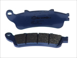 Plăcuțe de frână față, utilizare: route, material: carbon / ceramic-06, 40,1x115x8,3mm compatibil: HONDA CBF, CBR, FES, VFR 125-1100 1996-2012