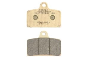 Plăcuțe de frână față, utilizare: route, material: sinter-ST, 70x51,7x7,5mm compatibil: APRILIA RS4; DERBI GPR 125 2005-2015