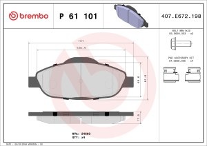 Placute de frana - tuning, Aprobate pentru uz public: Yes, compatibil: PEUGEOT 3008, 308, 308 I, 308 I/KOMBI, 408 1.2-2.0ALK 09.07-