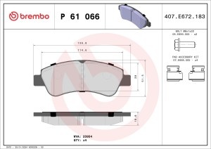 Placute de frana - tuning, fata, Aprobate pentru uz public: Yes, compatibil: DS DS 3; CITROEN BERLINGO, BERLINGO/MINIVAN, C-ELYSEE, C2, C3 AIRCROSS II, C3 I, C3 II, C3 III, C3 PICASSO, C4, C4 CACTUS 1.0-Electric 06.96-