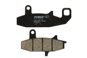 Plăcuțe frână față, utilizare: offroad/route/scooters, material: organic, 47,9x116,9x9mm compatibil: HONDA VTZ; SUZUKI DR 250-800 1988-1996