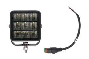 Proiector, LED HP, number of diodes: 9, power max: 45W, voltage: 10/32V, waterproof, shape Square, length85mm, width62mm, height96mm