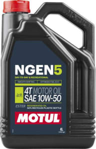 Ulei motor 4T Motul NGEN 5 10W50 4l, API SP JASO MA-2 Semi-synthetic