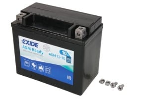 Baterie AGM EXIDE 12V 10Ah 150A L+ Maintenance free 150x87x130mm Started YTX12-BS fits: AEON COBRA, CROSSLAND; APRILIA ATLANTIC, PEGASO, RST, RSV, SCARABEO, SPORTCITY, TUONO 50-1340 1980-2019