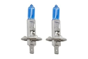 Bec halogen, 2pcs, H1, Xenon Blue, 12V, max. 55W, light colour cool white, max. 6000K, socket type P14,5S, uz pe circuit, contains 2 cores