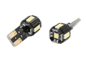 Bec LED, 2pcs, W5W, 12V, max. 2,2W, light colour cool white, max. 6000K, socket type W2.1x9.5d, uz pe circuit, for vehicles without CAN-Bus