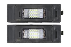 Corp iluminare numar inmatriculare LED, ligght colour: white; set, 12V,, with Aprobate pentru uz public compatibil: BMW 1 (E81), 1 (E87), 1 (F20), 1 (F21), 6 (F12), 6 (F13), 6 GRAN COUPE (F06), I3 (I01), Z4 (E89) 06.04-