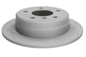 Disc de frana, 1pcs, ATE PowerDisc, full, Cut, spate ; Stanga/Dreapta, outer diameter 258 mm, thickness 8 mm, compatibil: MERCEDES A (W168), VANEO (414) 1.6-2.1 07.97-07.05