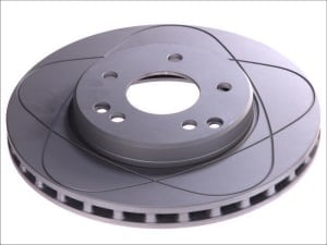 Disc de frana, 1pcs, ATE PowerDisc, Ventilate, Cut, fata ; Stanga/Dreapta, outer diameter 288 mm, thickness 25 mm, compatibil: MERCEDES C (CL203), C T-MODEL (S202), C T-MODEL (S203) 1.6-3.6 05.93-06.11