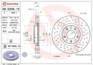 Disc de frana fata Stanga/Dreapta compatibil: ALFA ROMEO 159, GIULIETTA, TONALE; FIAT 500X; JEEP COMPASS, RENEGADE 1.0-2.4 09.05-