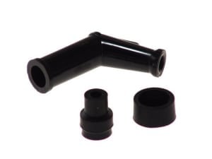 Fisa bujie, unghi: 120°, Long, filet bujie: 10/12mm, conexiune: thread, carcasa: Ebonite, spark plug cap colour: black