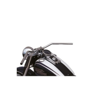 Ghidon diametru 25,4mm DRAGBAR MEDIUM colour silver (with cable grooves) compatibil: SUZUKI M, VL, VZ; YAMAHA XVS 800/1100 1997-2009