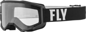 Ochelari Moto FLY RACING FOCUS culoare negru/alb, mărime OS