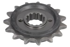 Pinion față oțel, tip lanț: 520, număr dinți: 15, cu amortizor vibrații, compatibil: Kawasaki, KL 650 90-91 Tengai, KLR 650 01-04, KLR 650 08-21, KLR 650 95-99