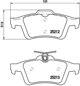 Placute de frana - tuning, Aprobate pentru uz public: Yes, compatibil: VOLVO C30, C70 II, S40 II, V40, V50; FORD C-MAX II, FOCUS III, FOCUS III/HATCHBACK, FOCUS III/KOMBI, FOCUS IV, GRAND C-MAX, KA+ III 1.0-Electric 12.01-