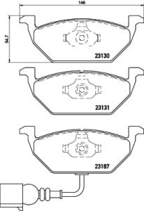 Placute de frana - tuning, fata, Aprobate pentru uz public: Yes, compatibil: AUDI A2, A3; SEAT ALTEA, ALTEA XL, IBIZA III, LEON, TOLEDO II, TOLEDO III; SKODA CITIGO, FABIA I, FABIA I PRAKTIK, FABIA II 1.0-Electric 09.96-