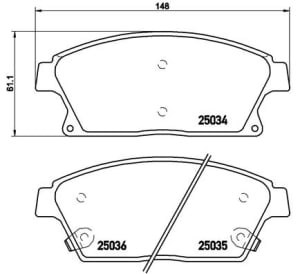 Placute de frana - tuning, fata, Aprobate pentru uz public: Yes, compatibil: BUICK ENCORE; CADILLAC ATS; CHEVROLET CRUZE, ORLANDO, TRAX, VOLT; OPEL AMPERA, ASTRA H CLASSIC, ASTRA J, ASTRA J GTC 1.3D-3.6 01.09-