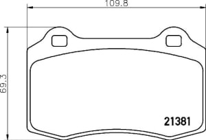 Placute de frana - tuning, fata, Aprobate pentru uz public: Yes, compatibil: DS DS 3; VOLVO S60 I, V70 II; CITROEN DS3; JAGUAR S-TYPE II, XJ, XK 8; PEUGEOT 208 I; SEAT IBIZA II 1.2-4.2 03.96-12.19