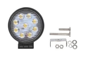 Proiector, Osram Opto Semiconductors LED, number of diodes: 9, power max: 27W, voltage: 12/24/30V, uz pe circuit, Osram LED Inside, waterproof, shape Round, length110mm, width43mm, height128mm