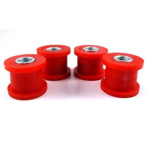 Rear vertical swingarm bushings (4pcs, spate vertical swingarm, Stanga/Dreapta, top, hardness: 80 Sha, inner diameter 14mm, outer diameter 42mm) compatibil: ALFA ROMEO compatibil: ALFA ROMEO 166 09.98-06.07