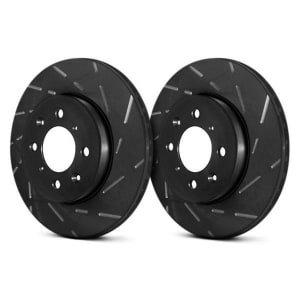 Set 2 discuri de frana, 2pcs, EBC Ultra SR, full, Cut, spate ; Stanga/Dreapta, outer diameter 280 mm, thickness 9/10 mm, compatibil: MAZDA 6, 626 V, MX-5 III, PREMACY 1.8-2.5 05.97-12.14