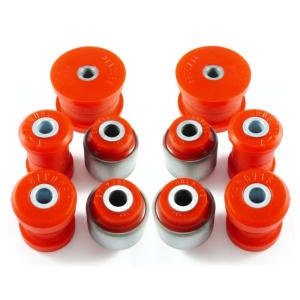 Set bucse din poliuretan (10pcs, swingarm, Stanga/Dreapta, spate axle, hardness: 80 Sha) compatibil: BMW compatibil: BMW 3 (E36), 3 (E46) 09.90-05.05