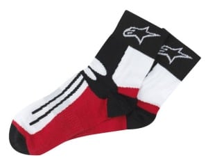 Sosete TermoActive ALPINESTARS RACING ROAD SHORT culoare black/red/white, mărime 2XL/L