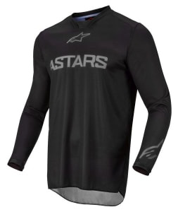 Tricou OffRoad ALPINESTARS MX FLUID GRAPHITE culoare black/dark grey, mărime M