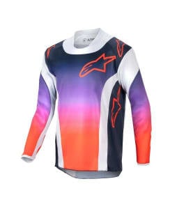 Tricou OffRoad ALPINESTARS MX YOUTH RACER culoare black/grey/orange, mărime M