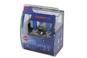 Bec halogen, 2pcs, H11, Xenon Blue, 12V, max. 55W, light colour cool white, max. 6000K, socket type PGJ19-2, uz pe circuit, contains 2 cores