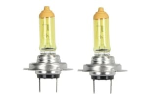 Bec halogen, 2pcs, H7, Retro, 12V, max. 55W, light colour yellow, max. 2700K, socket type PX26D, uz pe circuit, contains 2 cores