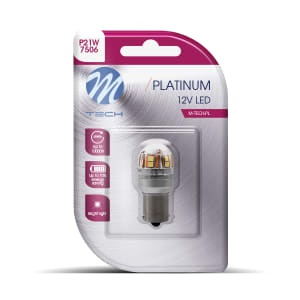 Bec LED (blister pack 1pcs) P21W 12V 3,9W, uz pe circuit, BA15S, for vehicles without CAN-Bus, white