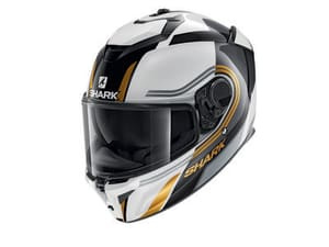 Cască Moto full-face SHARK SPARTAN GT TRACKER colour black/white/yellow, size XL unisex