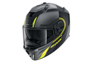 Cască Moto full-face SHARK SPARTAN GT TRACKER Mat colour black/grey/matt/yellow, size L unisex