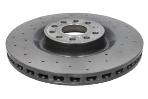 Disc de frana, BREMBO Xtra, 1pcs, Perforat, fata ; Stanga/Dreapta, outer diameter 345 mm, thickness 30 mm, compatibil: AUDI A3; SEAT LEON; SKODA SUPERB II; VW EOS, GOLF V, GOLF VI, PASSAT B6 1.2-3.6 05.03-11.17