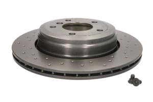 Disc de frana, BREMBO Xtra, 1pcs, Perforat, spate ; Stanga/Dreapta, outer diameter 320 mm, thickness 20 mm, compatibil: BMW 5 (E60), 5 (E61), 6 (E63), 6 (E64) 2.0-4.4 12.01-12.10