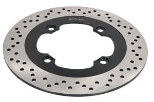 Disc de frana fix spate, 240/105x5mm 4x125mm, fitting hole diameter 10,5mm, height (spacing) 0 (european certification of approval: no) compatibil: HONDA XL 650V (Transalp) 2000-2007