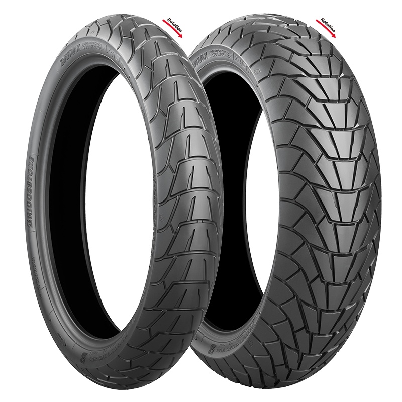 DOT19 [16618] Scrambler tyre BRIDGESTONE 120/70R19 TL 60H Battlax Adventurecross Scrambler AX41S Front