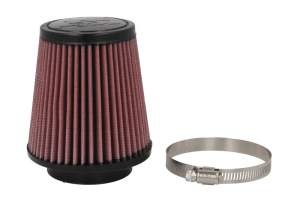 Filtru de aer universal (cone, airbox); filter length: 124mm, outer diameter of the base: 119mm, flange diameter 70mm,
