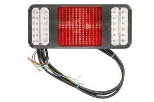 Lampa spate dreapta (LED, 24V, with indicator, with fog light, reversing light, with stop light, parking light, triangular reflector, cable length: 0,5m)