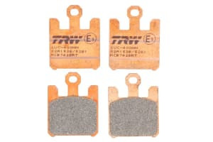 Plăcuțe frână față, utilizare: racing, material: sinter-SRT, 49,2x38,7x7,9mm compatibil: KAWASAKI VN, ZX-10R, ZX-12R, ZX-6R, ZX-6RR; SUZUKI GSX-R 600-1600 2003-2008