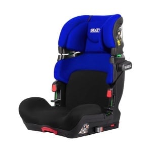 Scaun copil ECE R129 (I-SIZE), 100-150 cm., Black/Blue, plastic / polyester, ISOFIX