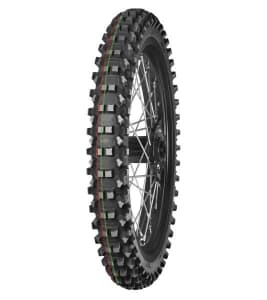 [70001000] Cross/enduro tyre MITAS 90/90-14 TT 46M TERRA FORCE-MX MH Front NHS red & green stripe