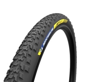 [901034] Bicycle tyre coiled MTB x-country MICHELIN 29X2.25 (eTRTO size 57-622) JET XC2 (TPI 2X150) PREMIUM RACING LINE tubeless ready Sidewall BLACK