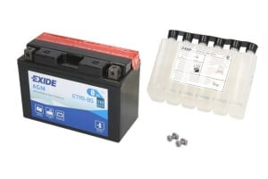 AGM Baterie Exide 12 V 8 Ah 150x70x105 electrolit 115a în set