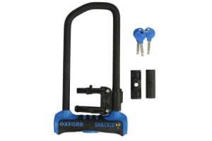 Anti-furt disc frână Shackle14 OXFORD colour black/blue 320mm x 177mm mandrel 14mm