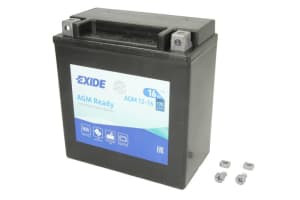 Baterie AGM/Starting EXIDE 12V 16Ah 170A L+ Maintenance free 150x90x160mm Started YTX16-BS fits: HONDA XL; KAWASAKI VN, ZR; MOTO GUZZI BELLAGIO, BREVA, GRISO, NORGE, SPORT 500-2000 1992-2018