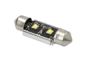 Bec LED, 1pcs, C5W, 12V, max. 3,2W, light colour cool white, max. 6000K, socket type SV8,5, length: 36mm, uz pe circuit, for vehicles with CAN-Bus